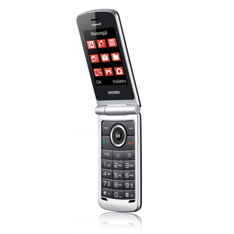 Brondi Magnum 3 7,62 cm (3") Bianco Telefono cellulare basico