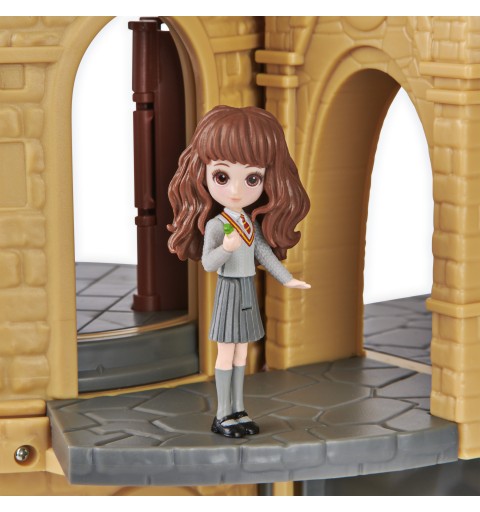 Wizarding World HARRY POTTER- - CASTILLO HARRY POTTER - Castillo Hogwarts Magical Minis con 12 Accesorios, Luces, Sonidos y