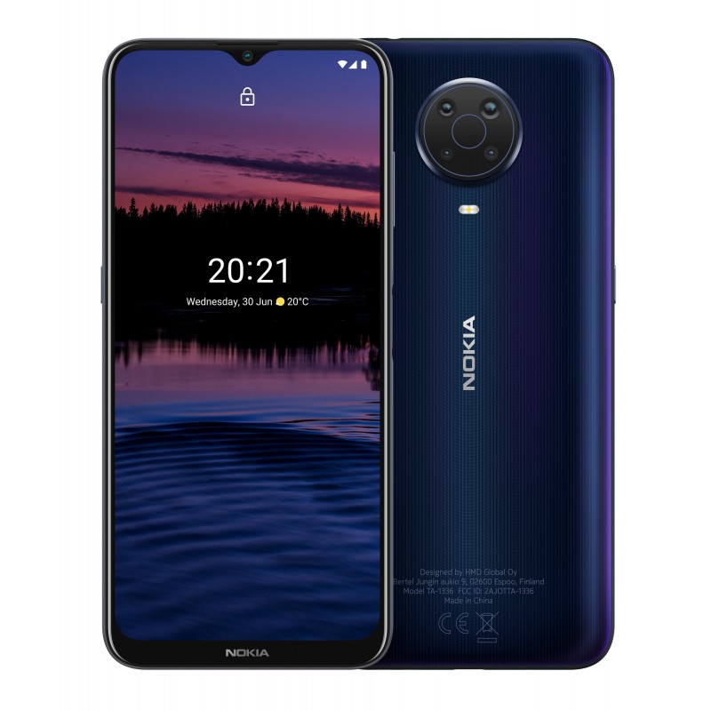 Nokia G20 16,5 cm (6.5") SIM doble Android 11 4G USB Tipo C 4 GB 64 GB 5050 mAh Azul