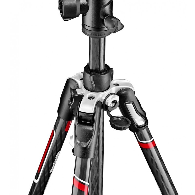 Manfrotto MKBFRTC4-BH treppiede Videocamera portatile 3 gamba gambe Nero, Argento