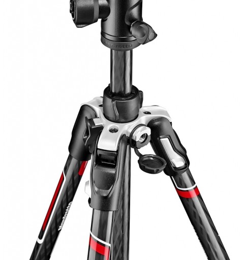 Manfrotto MKBFRTC4-BH treppiede Videocamera portatile 3 gamba gambe Nero, Argento