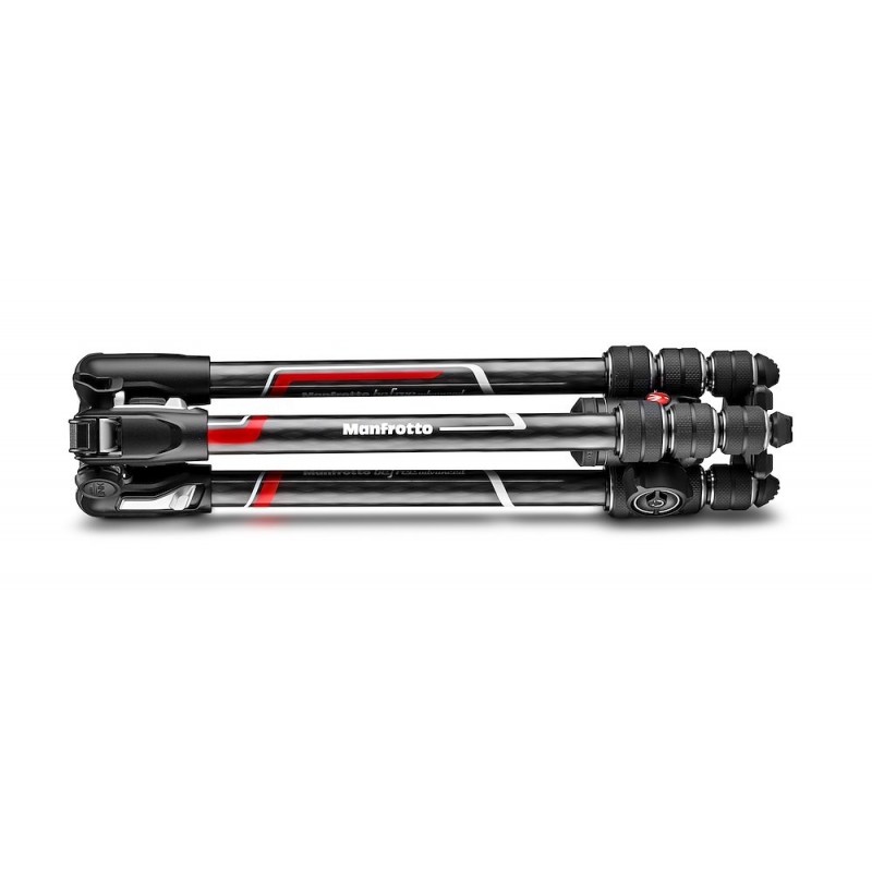 Manfrotto MKBFRTC4-BH tripode Videograbadora de mano 3 pata(s) Negro, Plata