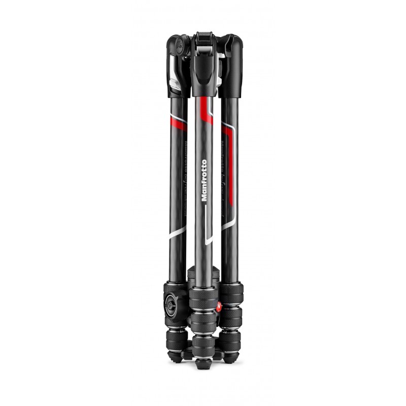 Manfrotto MKBFRTC4-BH treppiede Videocamera portatile 3 gamba gambe Nero, Argento