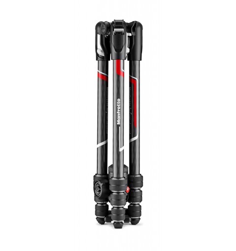 Manfrotto MKBFRTC4-BH treppiede Videocamera portatile 3 gamba gambe Nero, Argento