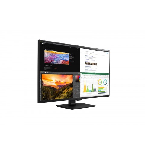 LG 43UN700-B LED display 108 cm (42.5") 3840 x 2160 pixels Noir