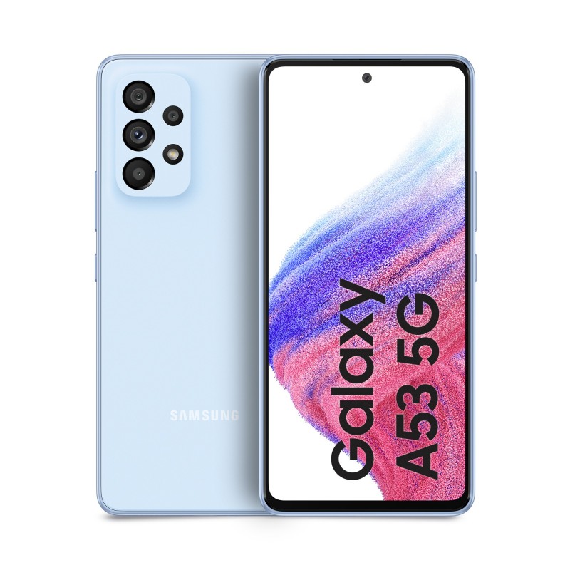 Samsung Galaxy A53 5G SM-A536B 16,5 cm (6.5") Double SIM hybride Android 12 USB Type-C 6 Go 128 Go 5000 mAh Bleu
