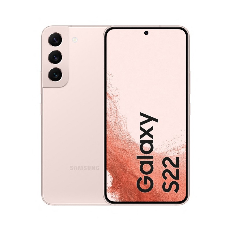 Samsung Galaxy S22 SM-S901B 15,5 cm (6.1 Zoll) Dual-SIM Android 12 5G USB Typ-C 8 GB 128 GB 4500 mAh Rosa-Goldfarben