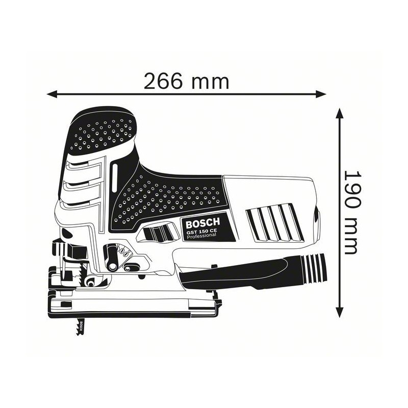 Bosch 0 601 512 000 power jigsaws 780 W 2,6 kg