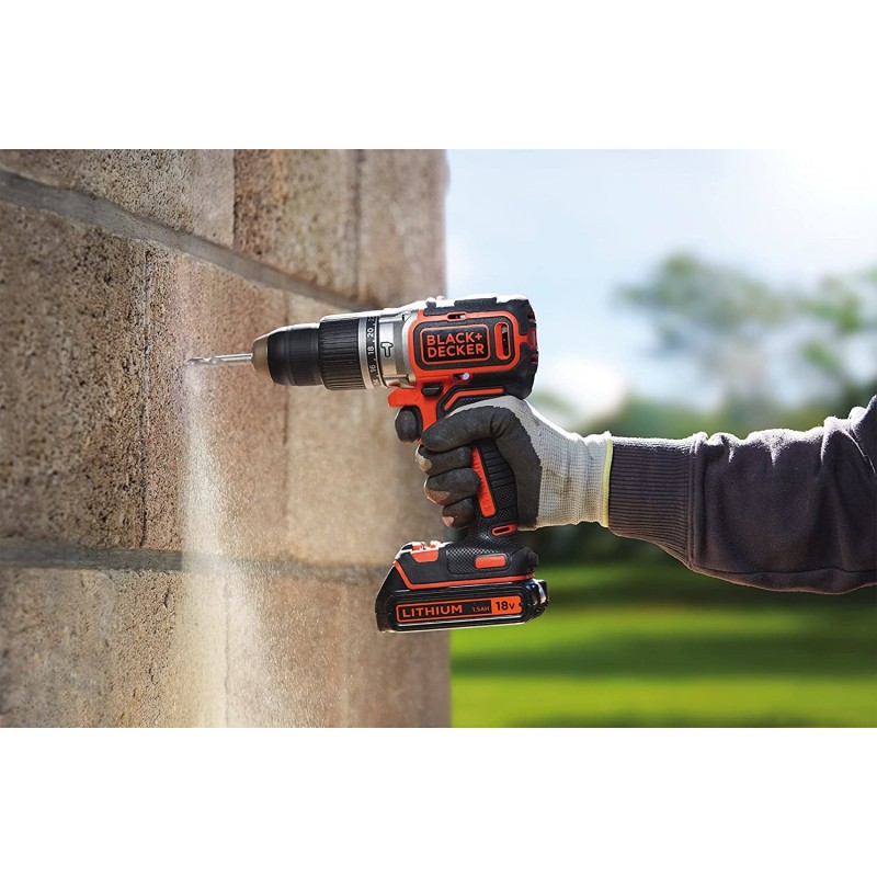 Black & Decker BL188KB-QW cacciavite elettrico e avvitatore a impulso Arancione