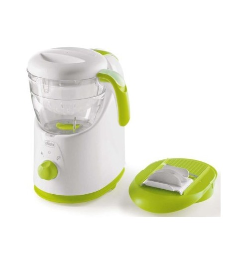 Chicco Easy Meal Dampfgarer 1 Korb Körbe Freistehend 500 W Grün, Weiß