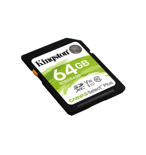 Kingston Technology Canvas Select Plus 64 GB SDXC UHS-I Clase 10