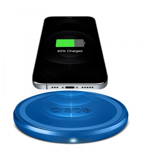 SBS TEWIRELESSUF10WA mobile device charger Blue Indoor