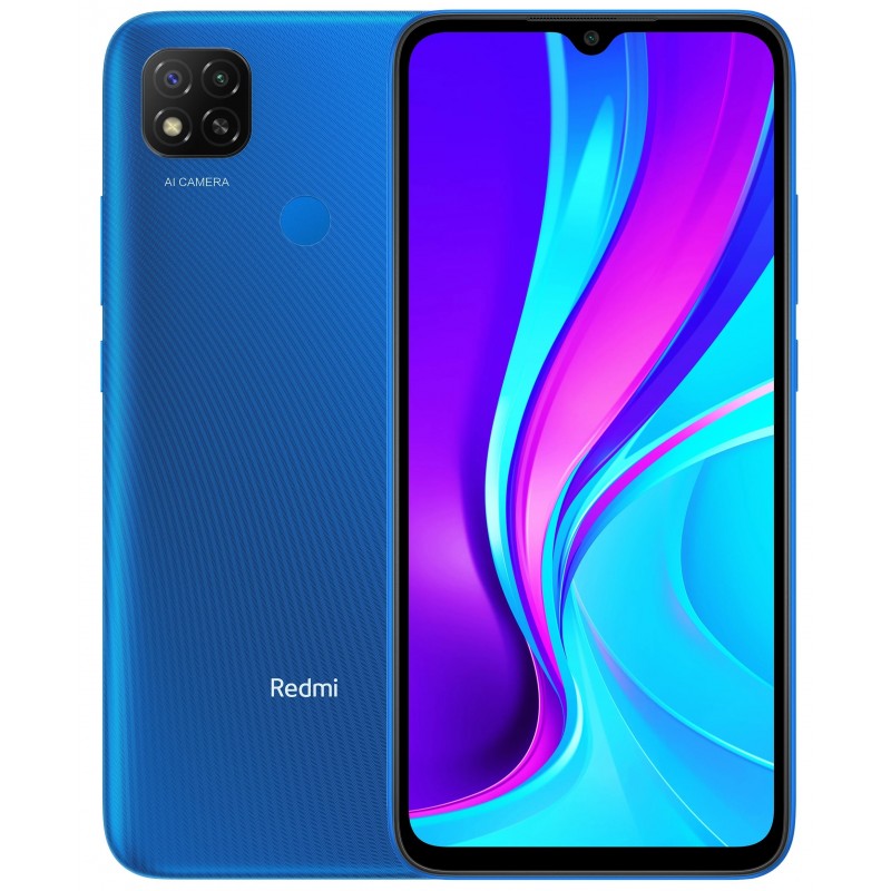 Xiaomi Redmi 9C 16,6 cm (6.53") Double SIM Android 10.0 4G Micro-USB 3 Go 64 Go 5000 mAh Bleu