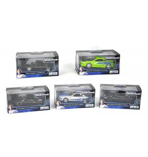 Simba Fast And Furious Auto Scala 1 32 In Display Die-Cast, Funzionamento A Ruota Libera, Parti Apribili 6 Asst.