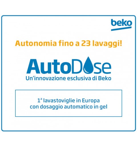 Beko DIN59530AD A scomparsa totale 15 coperti D