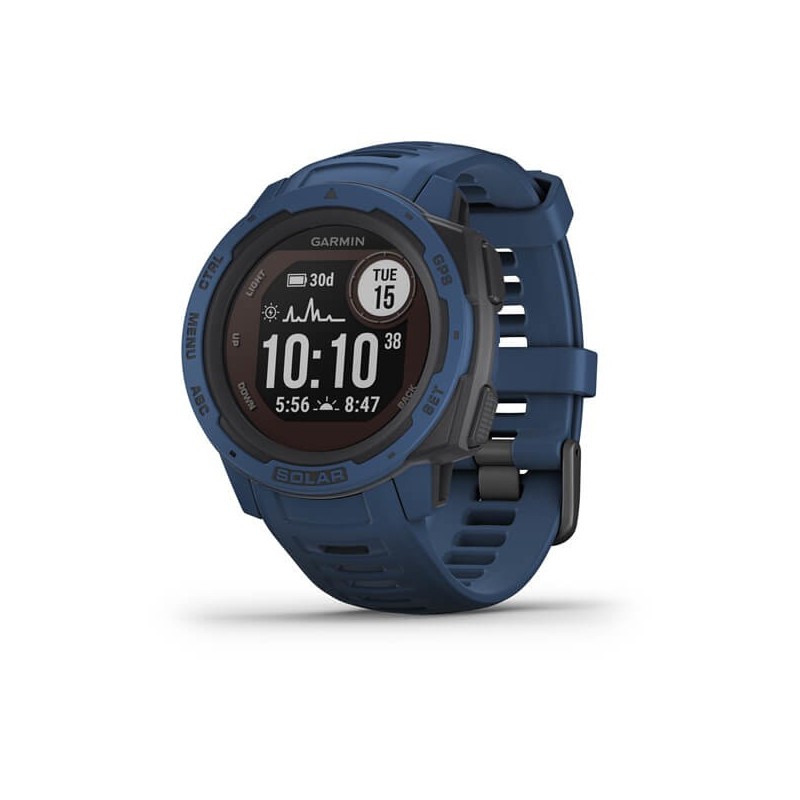 Garmin Instinct Solar MIP Azul GPS (satélite)