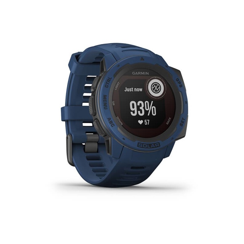 Garmin Instinct Solar MIP Bleu GPS (satellite)