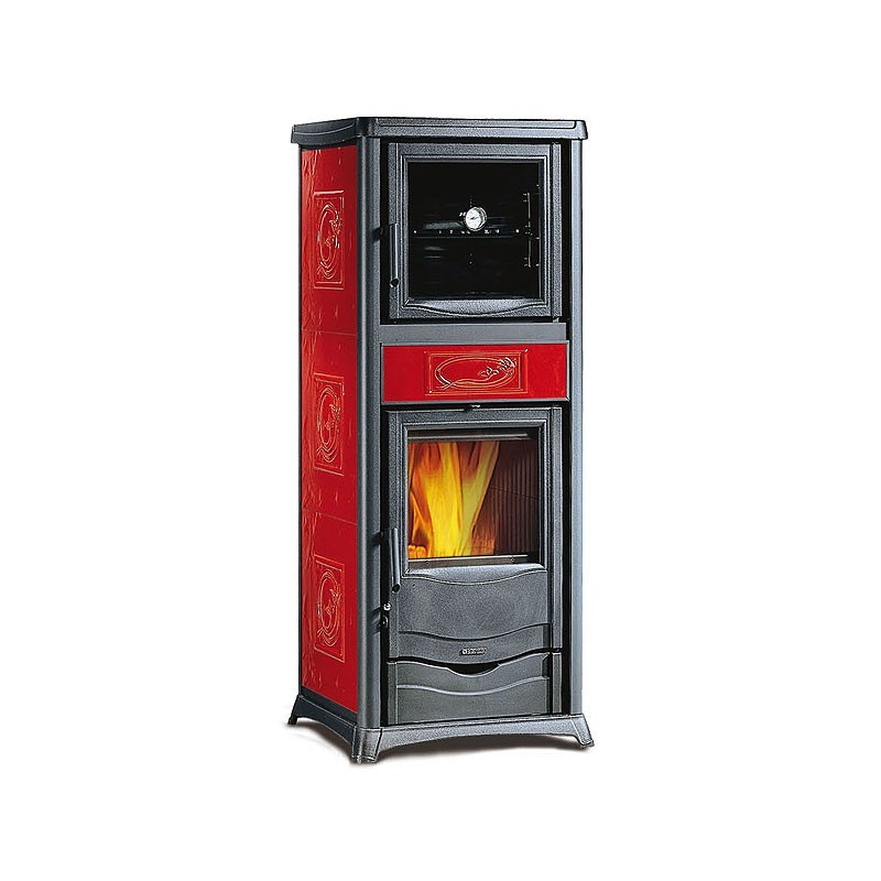 La Nordica Rossella Plus Forno EVO Ofen Freistehend Brennholz Bordeaux