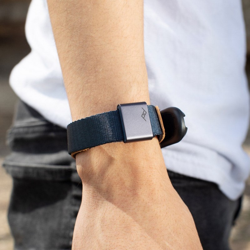 Peak Design Cuff Gurt Digitalkamera Leder, Nylon Blau