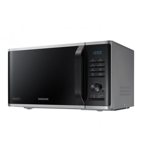 Samsung MG23K3515AS forno a microonde Superficie piana Microonde con grill 23 L 800 W Nero, Argento