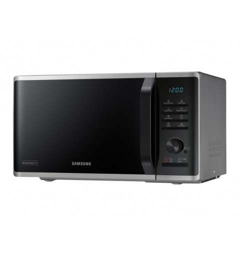 Samsung MG23K3515AS forno a microonde Superficie piana Microonde con grill 23 L 800 W Nero, Argento