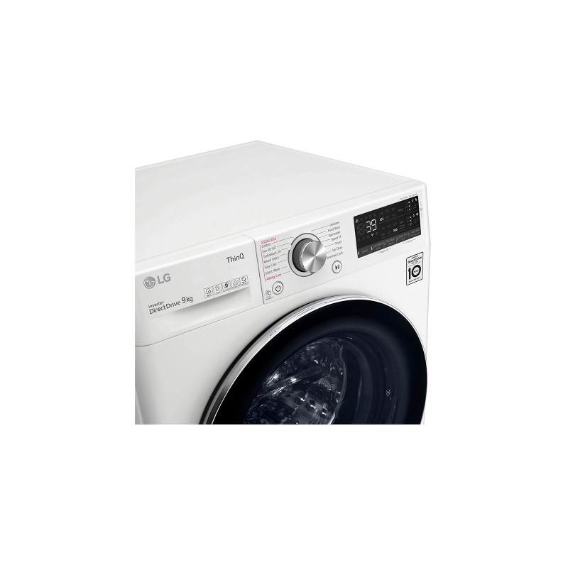 LG F4WV709S2EA machine à laver Charge avant 9 kg 1400 tr min A Blanc