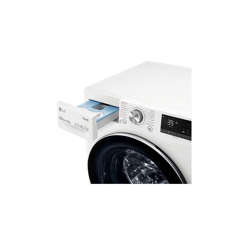 LG F4WV709S2EA washing machine Front-load 9 kg 1400 RPM A White