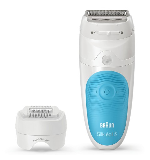 Braun Silk-épil 5 SES 5-605 28 pinzas Azul, Blanco