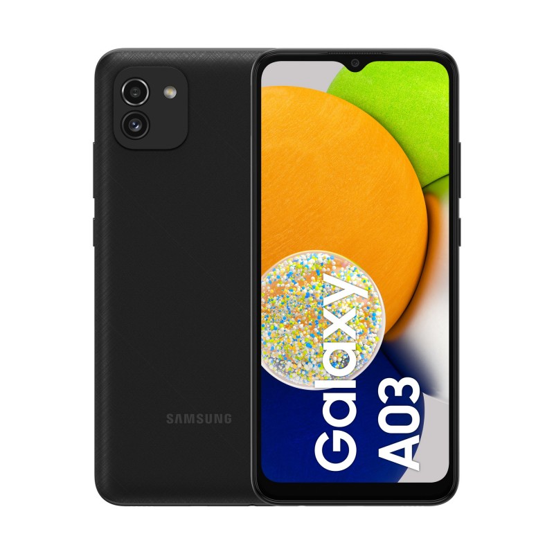 Samsung Galaxy A03 SM-A035G DSN 16,5 cm (6.5") SIM doble Android 11 4G Micro-USB B 64 GB 5000 mAh Negro
