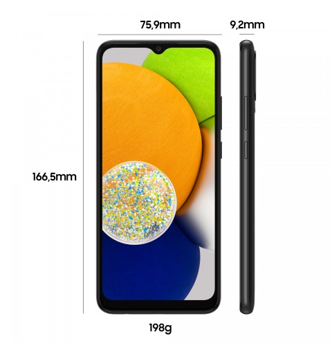 Samsung Galaxy A03 SM-A035G DSN 16,5 cm (6.5") SIM doble Android 11 4G Micro-USB B 64 GB 5000 mAh Negro