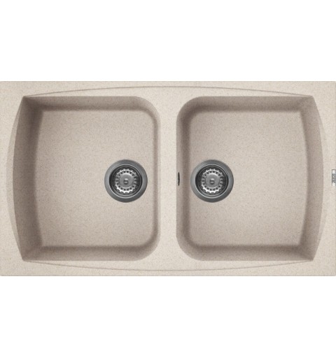 Elleci Living 450 Lavello montato su piano Rettangolare Granitek