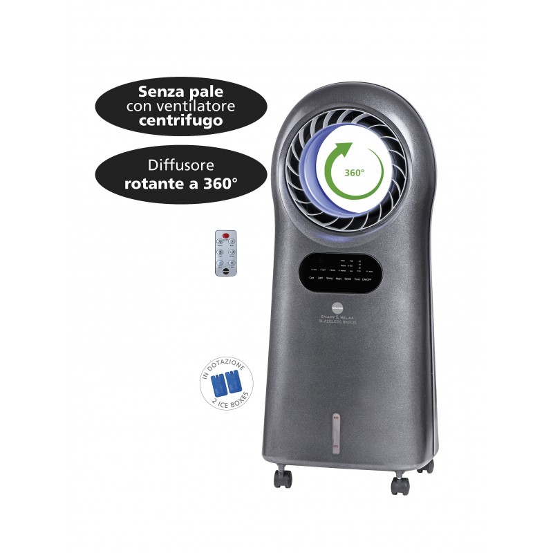 Macom Enjoy & Relax Bladeless Breeze Portable evaporative air cooler
