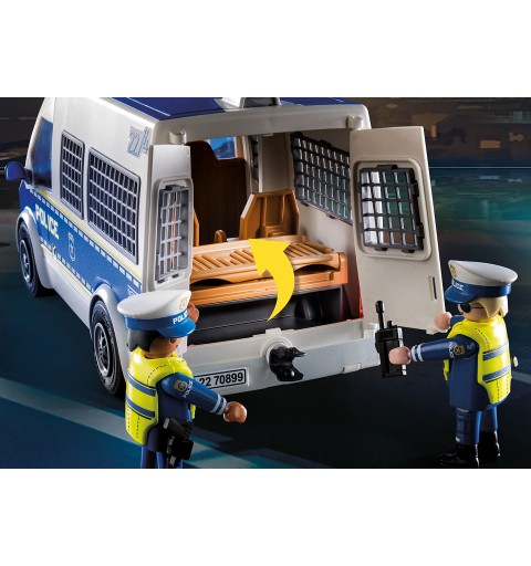 Playmobil City Action Polizei-Mannschaftswagen mit Licht und Sound