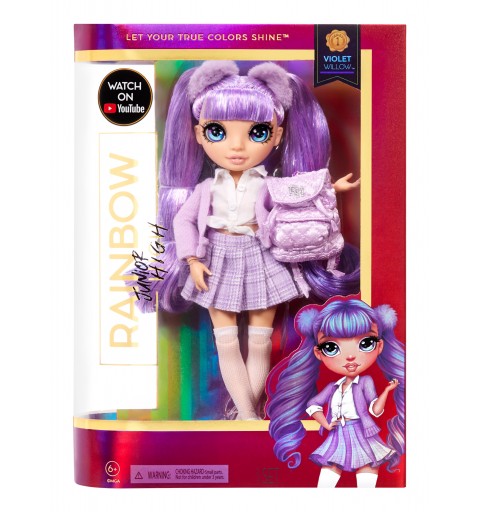 Rainbow High Junior High Fashion Doll - Violet Willow (Purple)