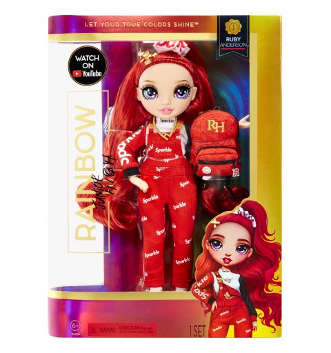 Rainbow High Junior High Fashion Doll - Ruby Anderson (Red)