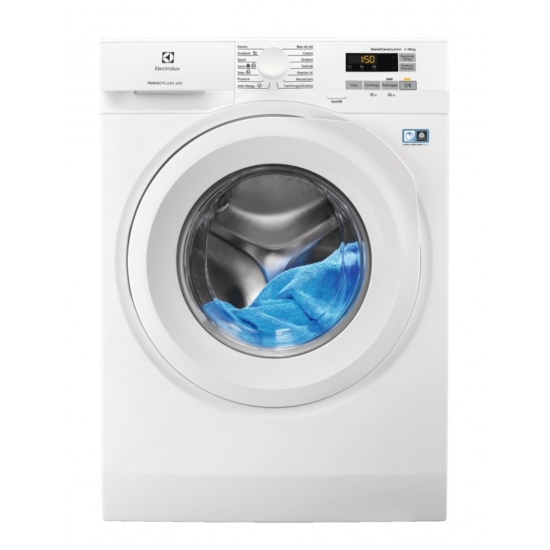 Electrolux EW6F512U machine à laver Charge avant 10 kg A Blanc