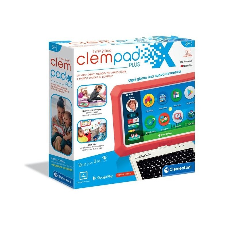 Clementoni 16629 tablette pour enfant 16 Go Wifi Blanc