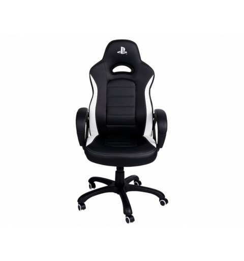 NACON PCCH-350 Silla para videojuegos universal Asiento acolchado Negro, Blanco