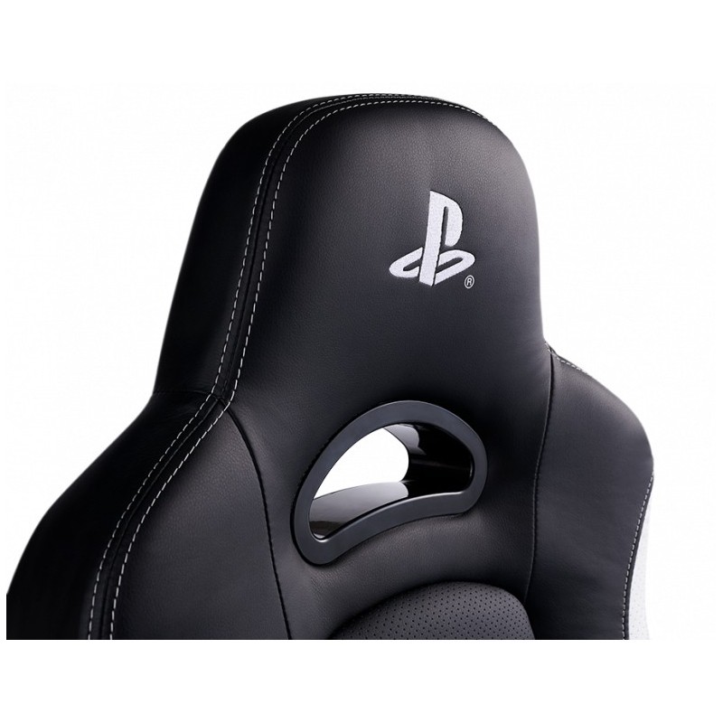 NACON PCCH-350 Silla para videojuegos universal Asiento acolchado Negro, Blanco