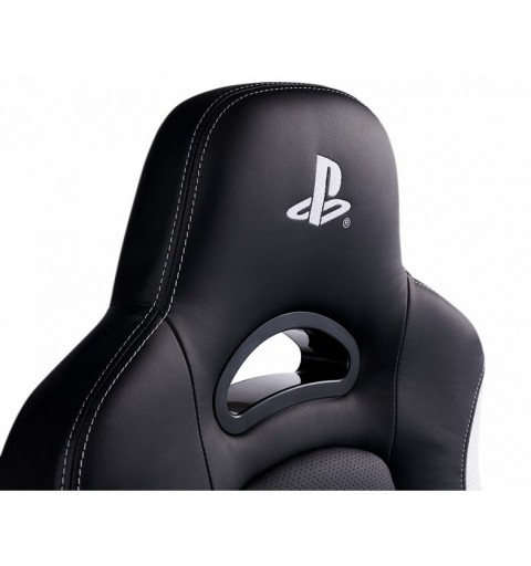 NACON PCCH-350 Silla para videojuegos universal Asiento acolchado Negro, Blanco