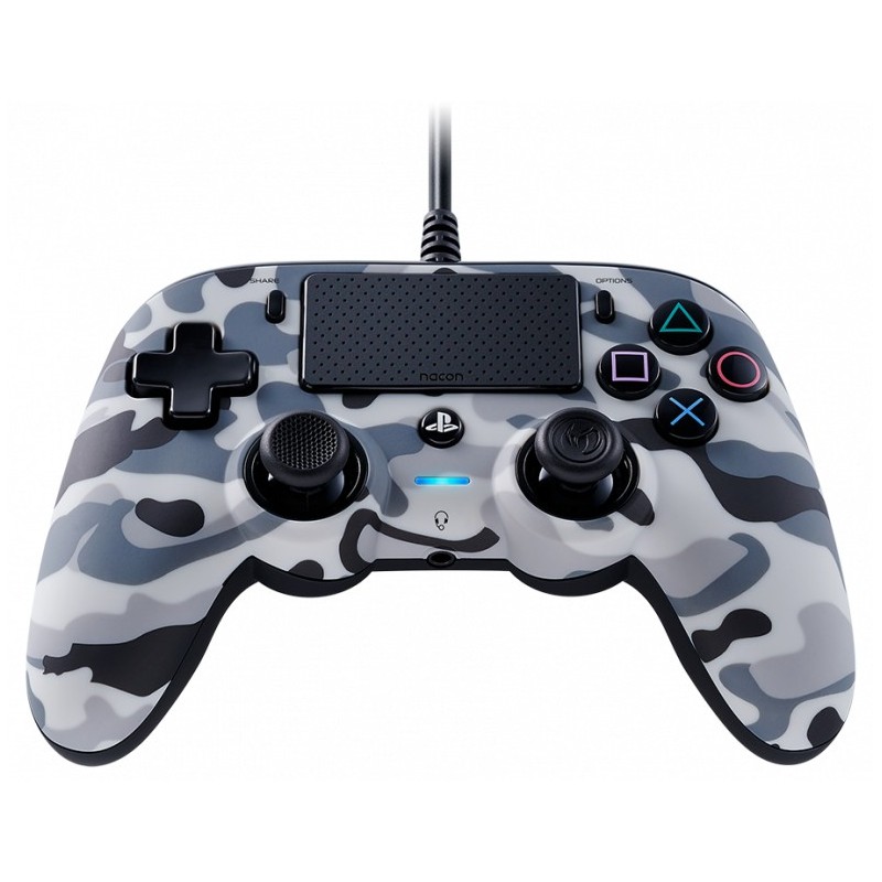 NACON Camo Wired Compact Controller Multicolour USB Gamepad Analogue PlayStation 4