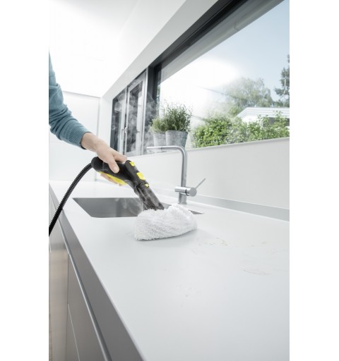 Kärcher SC 3 EasyFix Zylinder-Dampfreiniger 1 l 1900 W Schwarz, Gelb