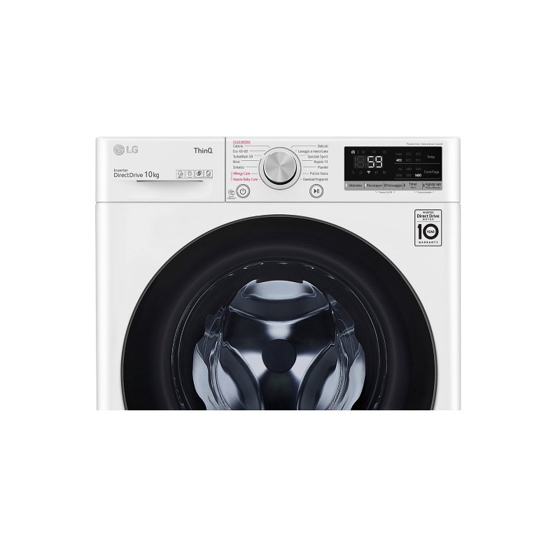 LG F4WV510SAE lavadora Carga frontal 10,5 kg 1400 RPM A Blanco