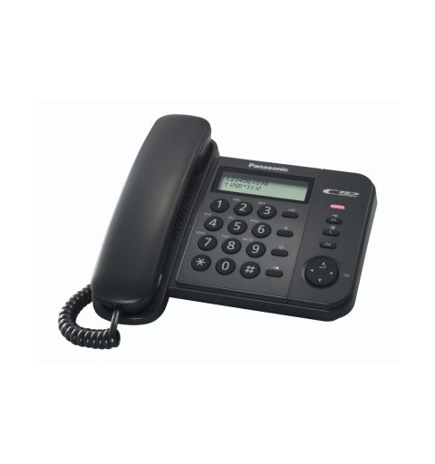 Panasonic KX-TS560EX1B telefono Identificatore di chiamata Nero