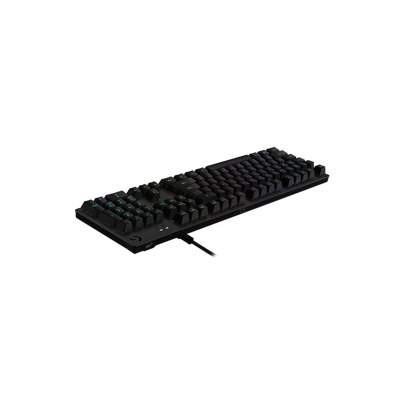 Logitech G G512 CARBON LIGHTSYNC RGB Mechanical Gaming Keyboard with GX Brown switches clavier USB QWERTY Italien Charbon