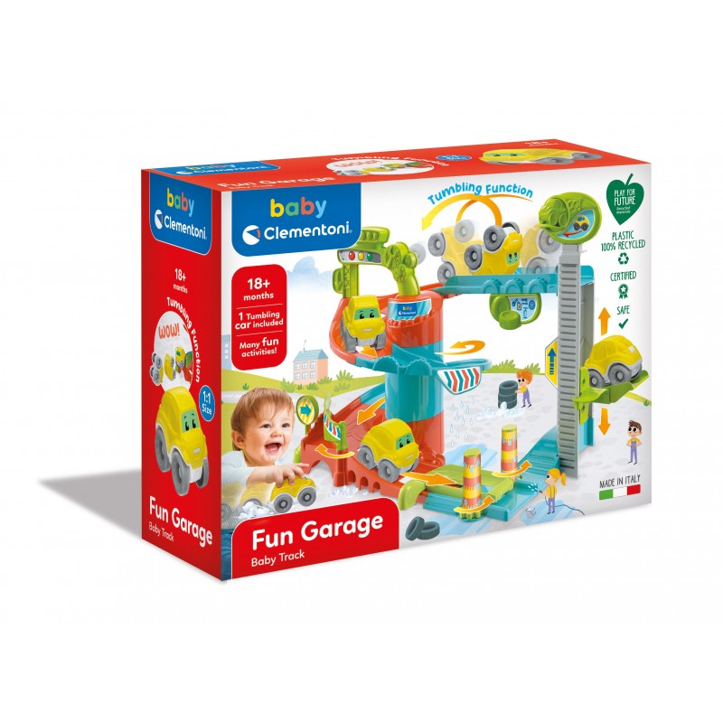 Clementoni Fun Garage Baby Track set di gioco