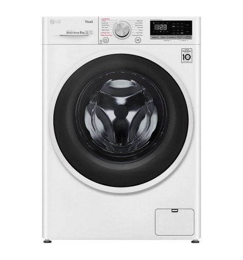 LG F4WT408AIDD Waschmaschine Frontlader 8 kg 1400 RPM D Weiß