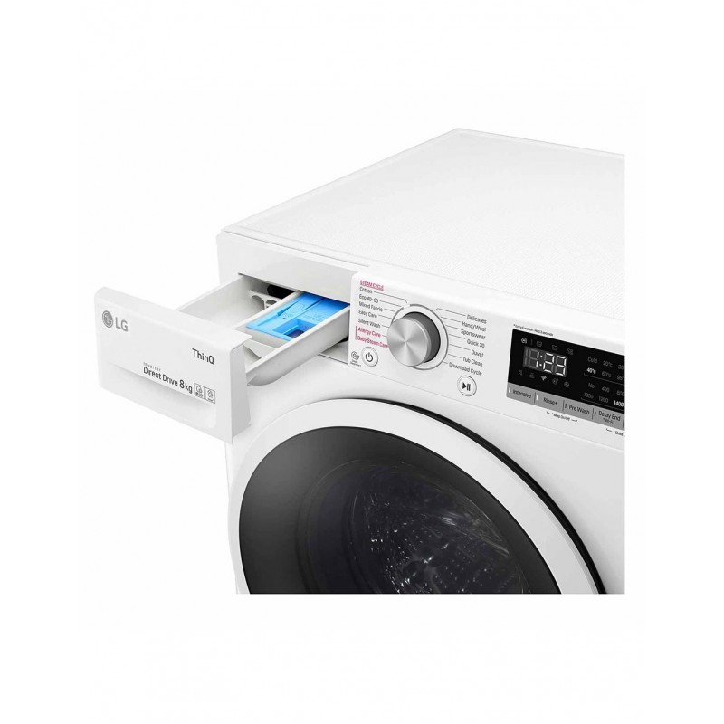 LG F4WT408AIDD Waschmaschine Frontlader 8 kg 1400 RPM D Weiß