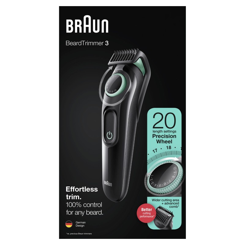 Braun BT3323 Schwarz, Grün