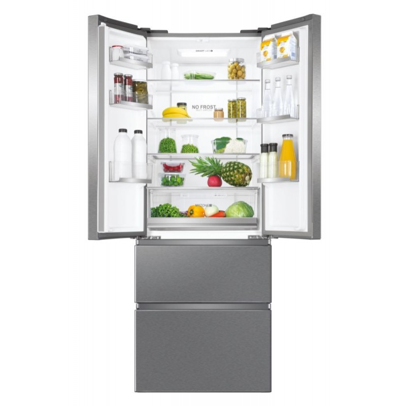 Haier FD 70 Series 3 FD15FPAA side-by-side refrigerator Freestanding 446 L F Silver